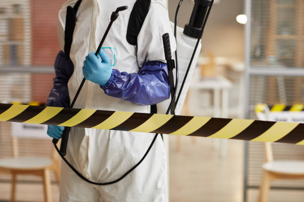 Professional Blood Cleanup technician working in Long Beach, NY
